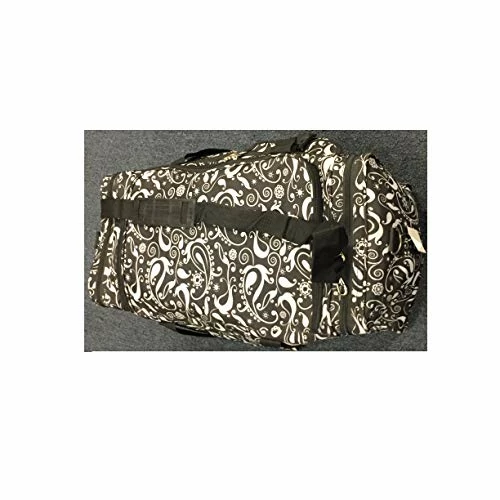 Explorer Flower Paisely Travel Duffel Bag Foldable Lightweight For Women & Men YKK Zipper Gym Carry 6 Explorer Flower Paisely Travel Duffel Bag Foldable Lightweight For Women & Men YKK Zipper Gym Carry - Image 4