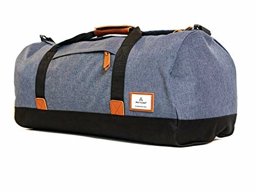 Well Traveled Canvas Duffel Bag - Carry On Bag, Weekender Bag, And Overnight Bag For Travel 3 Well Traveled Canvas Duffel Bag - Carry On Bag, Weekender Bag, And Overnight Bag For Travel
