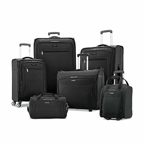 Samsonite Ascella X Softside Expandable Luggage With Spinner Wheels, Black, Carry-On 20-Inch 4 Samsonite Ascella X Softside Expandable Luggage With Spinner Wheels, Black, Carry-On 20-Inch - Image 2