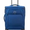 Delsey Unisex_Adult Optimax Lite Slim Cabin Trolley Case With 4 Double Wheels 55 Cm, Blue, One Size -LUGGAGE FACTORY Sales 41tkWiLY FL
