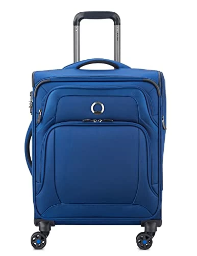 Delsey Unisex_Adult Optimax Lite Slim Cabin Trolley Case With 4 Double Wheels 55 Cm, Blue, One Size 3 Delsey Unisex_Adult Optimax Lite Slim Cabin Trolley Case With 4 Double Wheels 55 Cm, Blue, One Size