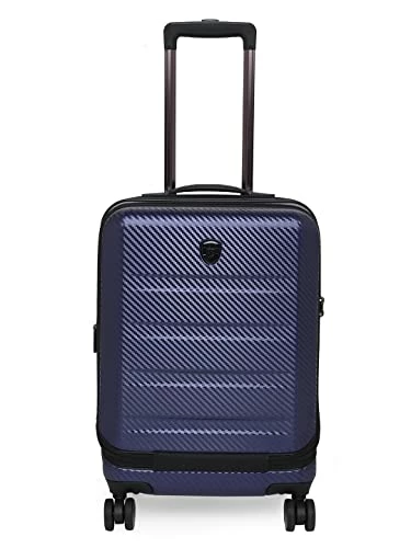 HEYS EZ Access 2.0 Range Navy Color Hard Cabin Luggage, Blue, Luggage 3 HEYS EZ Access 2.0 Range Navy Color Hard Cabin Luggage, Blue, Luggage