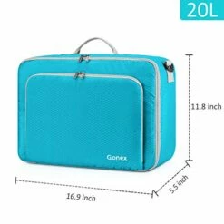 Gonex Travel Duffel Bag, Portable Carry On Luggage Personal Item Bag For Airlines, Water& -LUGGAGE FACTORY Sales 41uHoGB 2BPgL