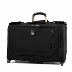 Travelpro Crew Versapack Carry-on Rolling Garment Bag, Jet Black