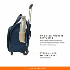 Briggs & Riley 2-Wheel Cabin Bag, Navy -LUGGAGE FACTORY Sales 41zUhDzbd3L