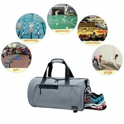 BLUBOON Sports Gym Duffel Bag With Shoe Compartment For Men And Women Oversized Travel Carry-on -LUGGAGE FACTORY Sales 51017fUTCBL