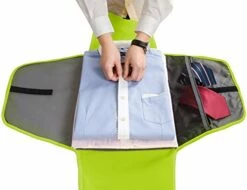 BAGSMART 17" Packing Folder Anti-wrinkle Travel Garment Bag Luggage Organizer, Green -LUGGAGE FACTORY Sales 515Gi898wqL