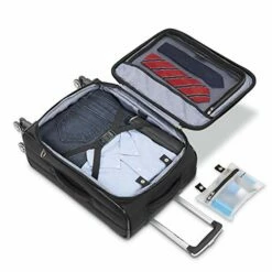 Samsonite Ascella X Softside Expandable Luggage With Spinner Wheels, Black, Carry-On 20-Inch 14 Samsonite Ascella X Softside Expandable Luggage With Spinner Wheels, Black, Carry-On 20-Inch -LUGGAGE FACTORY Sales 516ssF4mxdL