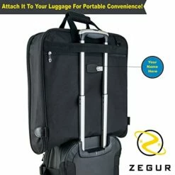 ZEGUR Suit Carry On Garment Bag For Travel & Business Trips With Shoulder Strap (Black) -LUGGAGE FACTORY Sales 519rx9RVtYL d5dc6e54 e2fe 40e1 98e2 ff0a38edfcb3