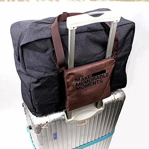 Spirit Airline Personal Item Carry-on Bag Unisex's Lightweight Foldable Duffel Travel Luggage Bag 18 X 14 X 8 Inches(Blue With Strap) 10 Spirit Airline Personal Item Carry-on Bag Unisex's Lightweight Foldable Duffel Travel Luggage Bag 18 X 14 X 8 Inches(Blue With Strap) - Image 8