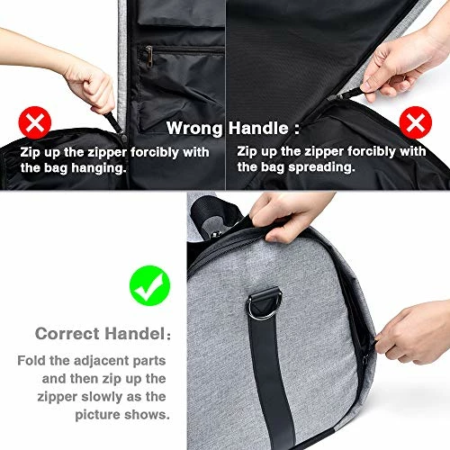 Crospack 45L Suit Garment Bag Shoulder Strap Duffle Travel Foldable Flight Bag 7 Crospack 45L Suit Garment Bag Shoulder Strap Duffle Travel Foldable Flight Bag - Image 5