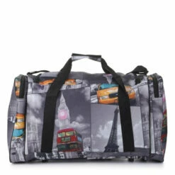 Carry On Lightweight Hand Luggage Flight Holdall Duffel Sports Gym Bag -LUGGAGE FACTORY Sales 51DLKesdFWL