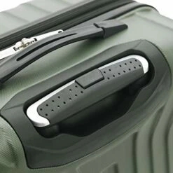 Wrangler Auburn Hills Hardside Spinner Luggage, Thyme Green, Carry-On 20-Inch -LUGGAGE FACTORY Sales 51FtYqO4MTL