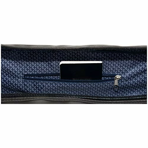 Ben Sherman 20" Travel Duffel Vegan Leather Weekender Carry-On Duffle Luggage/Gym Bag For Men & Women, Brown 10 Ben Sherman 20" Travel Duffel Vegan Leather Weekender Carry-On Duffle Luggage/Gym Bag For Men & Women, Brown - Image 8