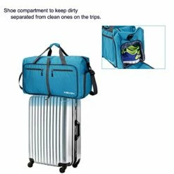 HEXIN Men Women Carry On Duffel Bag Lightweight Luggage Travel Bag Duffle Weekend Gym Bag -LUGGAGE FACTORY Sales 51IC qqHxcL