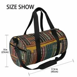 Duffel Bag Books Library Bookshelf Women Garment Gym Tote Bag Best Sports Bag For Boys -LUGGAGE FACTORY Sales 51IW8dcjpKL