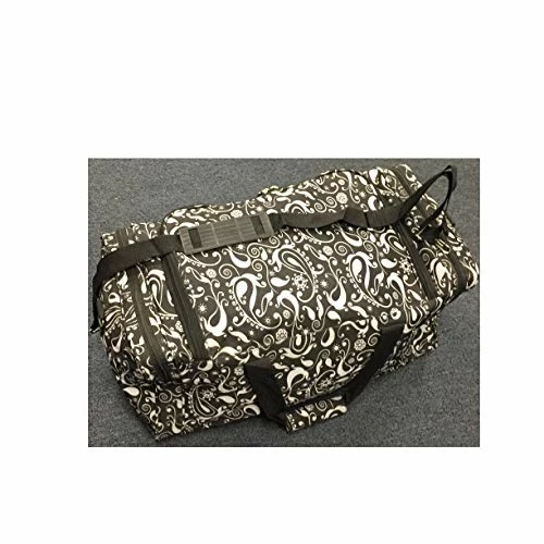 Explorer Flower Paisely Travel Duffel Bag Foldable Lightweight For Women & Men YKK Zipper Gym Carry 5 Explorer Flower Paisely Travel Duffel Bag Foldable Lightweight For Women & Men YKK Zipper Gym Carry - Image 3