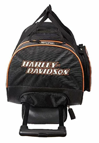 Harley Davidson Harley-Davidson Bar & Shield Logo 20" Wheeling Duffel Carry-On Bag 99416-BLACK 5 Harley Davidson Harley-Davidson Bar & Shield Logo 20" Wheeling Duffel Carry-On Bag 99416-BLACK - Image 3