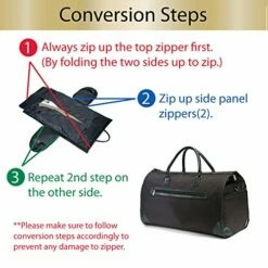 Garment Bag, 37" Golden Pacific 2 In 1 Convertible Travel Duffle Garment Bag. 13 Garment Bag, 37" Golden Pacific 2 In 1 Convertible Travel Duffle Garment Bag. -LUGGAGE FACTORY Sales 51TNDWKvCaL.SL1500