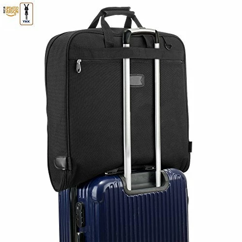 3 Suit Carry On Garment Bag For Travel & Business Trips With Shoulder Strap 40'' Bagazzi Brand 7 3 Suit Carry On Garment Bag For Travel & Business Trips With Shoulder Strap 40'' Bagazzi Brand - Image 5