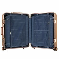 TPRC Donna Hardside/Aluminum Frame Spinner Luggage, Rose Gold, Carry-On 20-Inch -LUGGAGE FACTORY Sales 51WVRGMiVYL