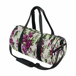 Duffel Bag Floral Pattern New Women Garment Gym Tote Bag Best Sports Bag For Boys -LUGGAGE FACTORY Sales 51WpOZDVJCL