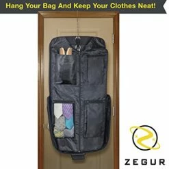 ZEGUR Suit Carry On Garment Bag For Travel & Business Trips With Shoulder Strap (Black) -LUGGAGE FACTORY Sales 51 2BSRXzqAgL 13612f39 6fd5 4f50 903b 34a9d760f16e