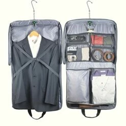 Foldable Carry On Garment Bag Fit 3 Suits, 44-inch Suit Bag For Travel And Business Trips With Shoulder Strap -LUGGAGE FACTORY Sales 51 8zKKAJtL