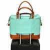 Women Ladies Canvas Travel Weekender Bag Overnight Carry-on Tote Shoulder Bag Duffel In Trolley -LUGGAGE FACTORY Sales 51bhBonqJcL