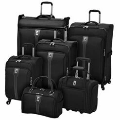 London Fog Knightsbridge 44" Wheeled Garment Bag, Black -LUGGAGE FACTORY Sales 51f6mmegKHL 97e67661 c2d7 474b 9df8 e58b3e813c09