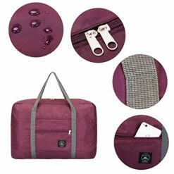 G4Free Lightweight Foldable Travel Duffel Bag Carry-on Luggage Airlines Trip Tote Bag Accessories -LUGGAGE FACTORY Sales 51gVmYWwr8L