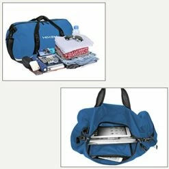 HEXIN Carry On Bag Travel Duffel Tote Unisex Weekender Bag Blue -LUGGAGE FACTORY Sales 51jPoG960zL