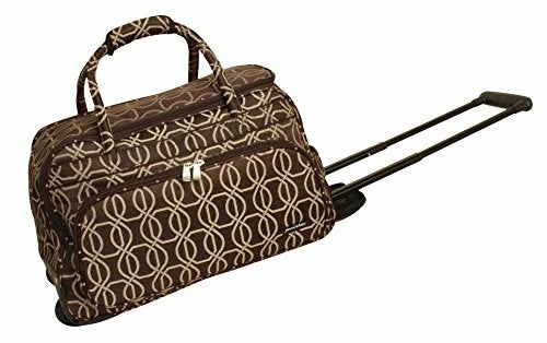 Jenni Chan Links Deluxe Carry-All Rolling Duffel, Brown, One Size 3 Jenni Chan Links Deluxe Carry-All Rolling Duffel, Brown, One Size