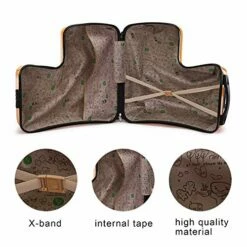 LYNICESHOP 20" Kids Suitcase Luggage Kids Ride On Suitcase Children Travel Suitcase With Sturdy Spinner Wheels, Good Idea For Kids School Suitcase Increase Travel Fun—Orange -LUGGAGE FACTORY Sales 51kuWhEbzTL