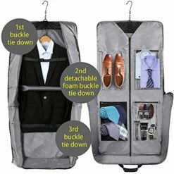 Garment Bags, Large Suit Travel Bag With Pockets & Shoulder Strap, MATEIN Professional Foldable Carry On Bag For Business Trip, Waterproof Luggage Bags For Travel For Men Women, Black 15 Garment Bags, Large Suit Travel Bag With Pockets & Shoulder Strap, MATEIN Professional Foldable Carry On Bag For Business Trip, Waterproof Luggage Bags For Travel For Men Women, Black -LUGGAGE FACTORY Sales 51o2OT4wdCL