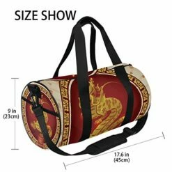 OuLian Duffel Bag Chinese Zodiac Symbols Women Garment Gym Tote Bag Best Sports Bag For Boys -LUGGAGE FACTORY Sales 51pHo9B9KYL