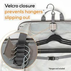 Prottoni 44-Inch Suit Carrier For Travel - Garment Suitcase With Toiletry Bag (Black + Clear Toiletry Bag, 44") 15 Prottoni 44-Inch Suit Carrier For Travel - Garment Suitcase With Toiletry Bag (Black + Clear Toiletry Bag, 44") -LUGGAGE FACTORY Sales 51rENmBwj1L