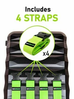 Untethered 4-Pack Luggage Straps | Belts To Keep Your Suitcase Secure While Traveling, Premium Accessory For Travel Bag Closure 18 Untethered 4-Pack Luggage Straps | Belts To Keep Your Suitcase Secure While Traveling, Premium Accessory For Travel Bag Closure -LUGGAGE FACTORY Sales 51tvE59OqvL