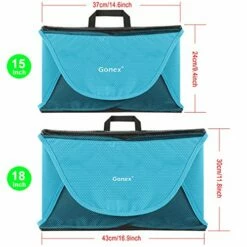 Gonex Packing Folder,18" Travel Garment Bag For Shirt 2pcs Blue -LUGGAGE FACTORY Sales 51unn4FMaGL