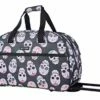 Betsey Johnson Luggage Designer Pattern Suitcase Wheeled Duffel Carry On Bag (Paris Love) (One 1 Betsey Johnson Luggage Designer Pattern Suitcase Wheeled Duffel Carry On Bag (Paris Love) (One -LUGGAGE FACTORY Sales 51v9gkXWB9L