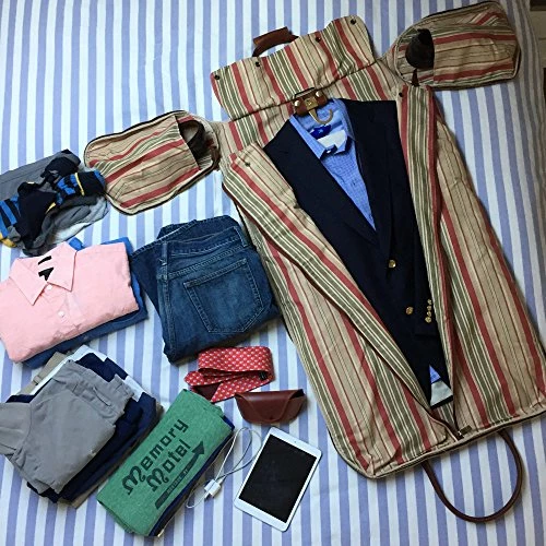 Convertible Full Grain Leather Garment Duffle Bag - Floto Parma Edition 8 Convertible Full Grain Leather Garment Duffle Bag - Floto Parma Edition - Image 6