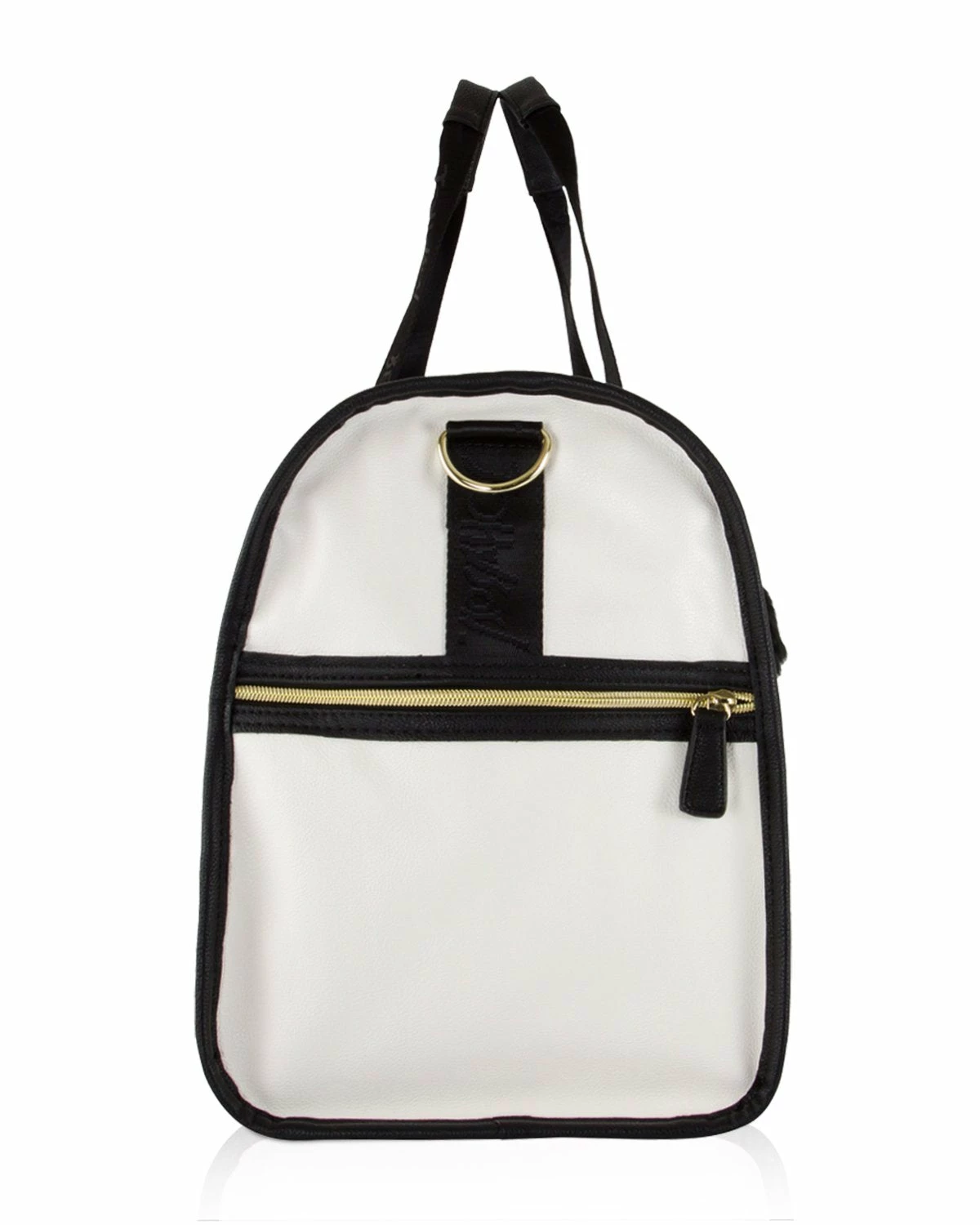 Betsey Johnson Chevron Carry On Weekender Travel Duffel Bag - Black White 6 Betsey Johnson Chevron Carry On Weekender Travel Duffel Bag - Black White - Image 4