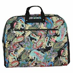 LUGGAGE FACTORY Sales 17 World Traveler 40-inch Hanging Garment Bag-Multi Paisley, One Size