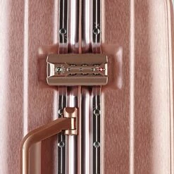 TPRC Donna Hardside/Aluminum Frame Spinner Luggage, Rose Gold, Carry-On 20-Inch -LUGGAGE FACTORY Sales 61pJ8oqc5PL