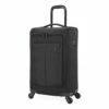 SWISSGEAR Getaway Expandable Carry-On USB Spinner With Garment Bag | Built-in Powerbank-Ready USB Port | Charge-Capable Smart Luggage - Men's And Women's - Black -LUGGAGE FACTORY Sales 719W67HC0XL