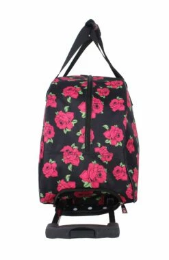 Betsey Johnson Luggage Designer Pattern Suitcase Wheeled Duffel Carry On Bag (Paris Love) (One Size, Covered Roses) -LUGGAGE FACTORY Sales 71ACdrUz6GL 7b8a613a 81a6 49fd a737 26737f8706d6