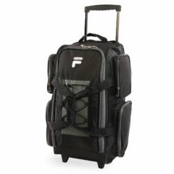 Fila 22" Lightweight Carry On Rolling Duffel Bag, Black, One Size 15 Fila 22" Lightweight Carry On Rolling Duffel Bag, Black, One Size -LUGGAGE FACTORY Sales 71h48IuZ22L