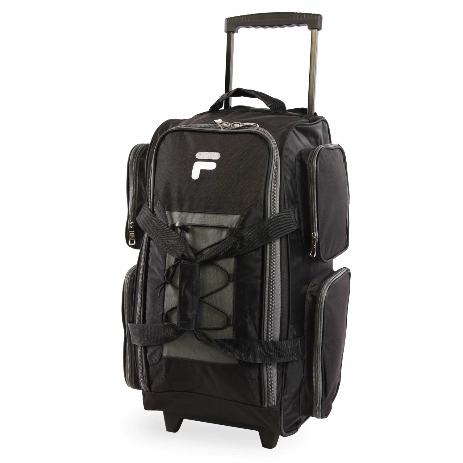 Fila 22" Lightweight Carry On Rolling Duffel Bag, Black, One Size 9 Fila 22" Lightweight Carry On Rolling Duffel Bag, Black, One Size - Image 7