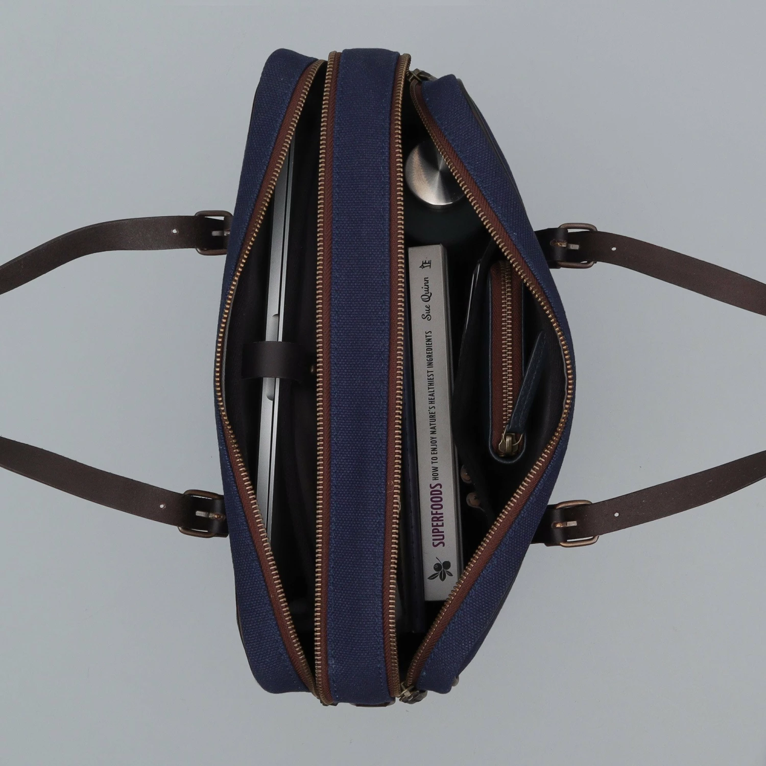 Miami Canvas Briefcase 8 Miami Canvas Briefcase - Image 6