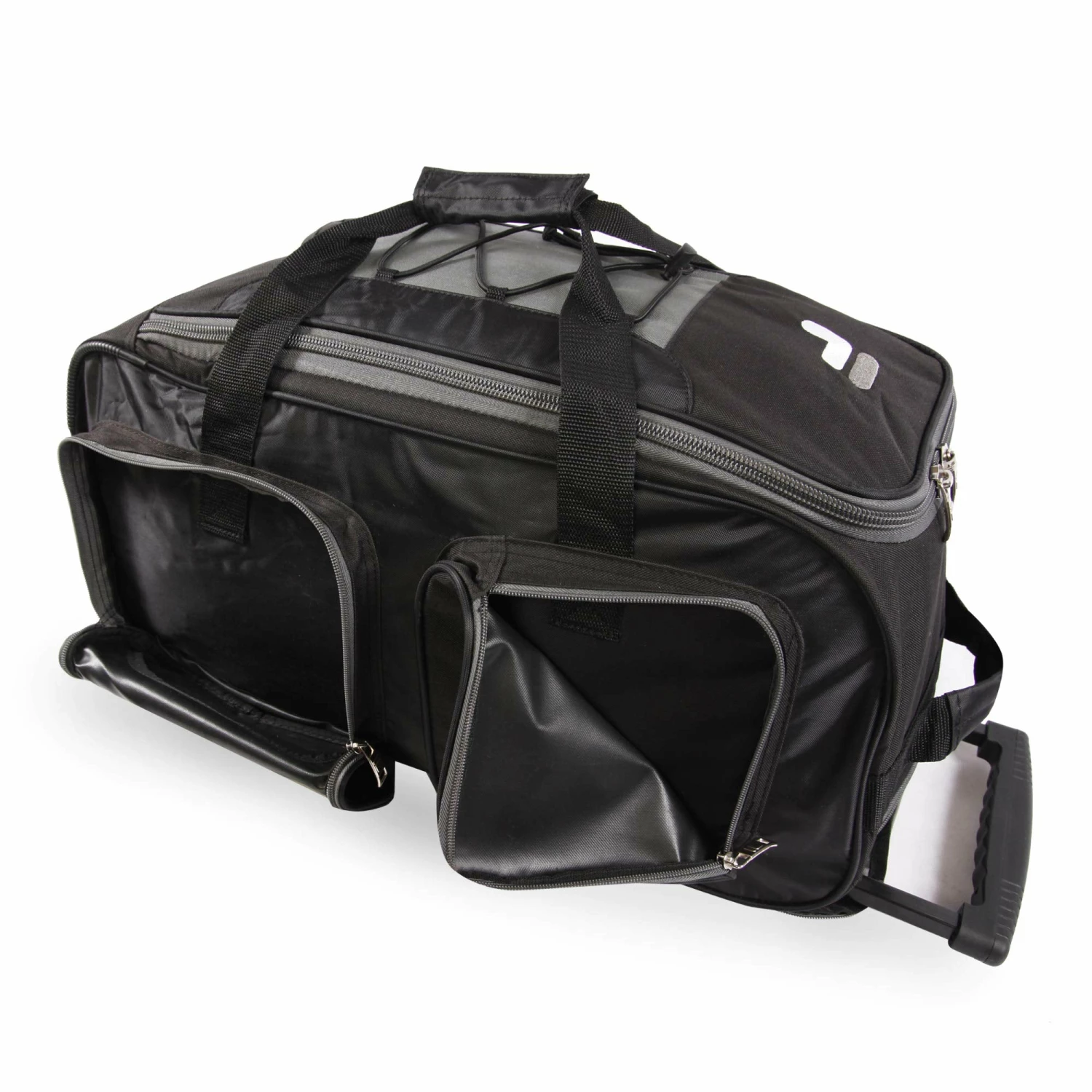 Fila 22" Lightweight Carry On Rolling Duffel Bag, Black, One Size 6 Fila 22" Lightweight Carry On Rolling Duffel Bag, Black, One Size - Image 4